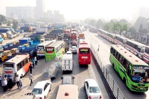 ঢাকা-চট্টগ্রাম মহাসড়কে তীব্র যানজট