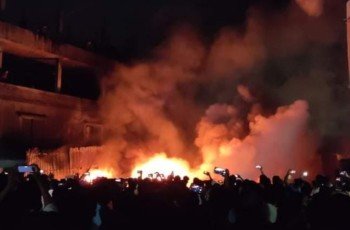 ফতুল্লার ইসদাইরে তুলার গোডাউনে আগুন