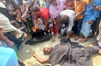 ইসদাইরে প্রকাশ্য দিবালোকে গ্যাস সিলিন্ডার ব্যবসায়িকে কুপিয়ে হত্যা