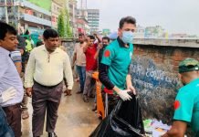 কালীগঞ্জ পৌরসভা পরিস্কার পরিছন্নতার কাজে বৈষম্য বিরোধী ছাত্র জনতা ও বিডি ক্লিন বাংলাদেশ